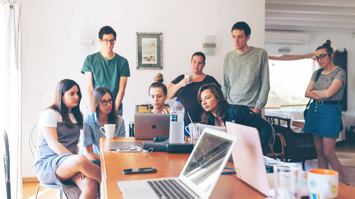 Textile Manufacturer team meeting and discussion