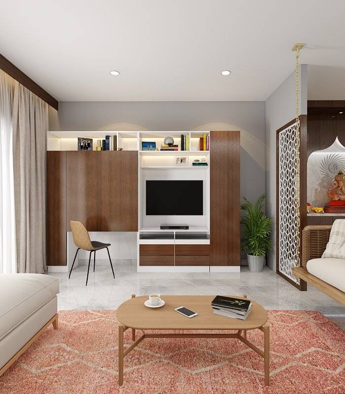 interior designer in surat have created a modern home design of hall
